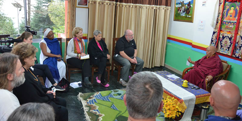 Samdhong Rinpoche at Lha